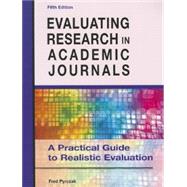 Evaluating Research in Academic Journal by Pryczak, 9781936523023