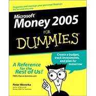 Microsoft<sup>®</sup> Money 2005 For Dummies<sup>®</sup> by Peter Weverka (San Francisco, California), 9780764573033