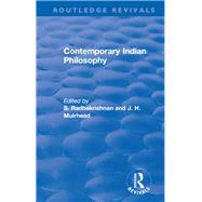 Revival: Contemporary Indian Philosophy (1936) by Radhakrishnan,S., 9781138553033
