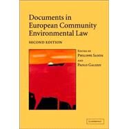 Documents in European Community Environmental Law by Edited by Philippe Sands , Paolo Galizzi, 9780521833035