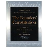 The Founders' Constitution by Kurland, Philip B., 9780865973039