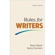 Rules for Writers by Hacker, Diana and Sommers, Nancy, 9781457683046