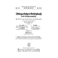 Brgerliches Gesetzbuch Nebst Einfhrungsgesetz by Achilles, Alexander; Andr, Fritz; Greiff, Max, 9783111253046