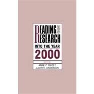 Reading Research into the Year 2000 by Sweet, Anne P.; Anderson, Judith I., 9780805813050
