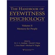 The Handbook of Eyewitness Psychology by Lindsay, R. c. l.; Ross, David F.; Read, J. Don; Toglia, Michael P., 9780367463052