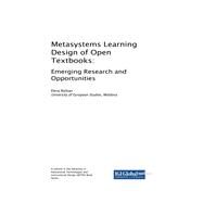 Metasystems Learning Design of Open Textbooks by Railean, Elena, 9781522553052