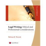 Legal Writing by Weresh, Melissa H., 9781422473054