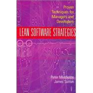 Lean Software Strategies by Middleton; Peter, 9781563273056