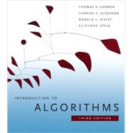 Introduction to Algorithms by Cormen, Thomas H.; Leiserson, Charles E.; Rivest, Ronald L.; Stein, Clifford, 9780262533058