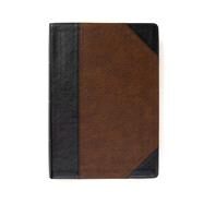 KJV Super Giant Print Reference Bible, Black/Brown LeatherTouch by Unknown, 9781087743066