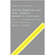 Soliton Equations and their Algebro-Geometric Solutions by Fritz Gesztesy , Helge Holden, 9780521753074