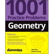 1,001 Geometry Practice Problems for Dummies Access Code Card, 1-year Subscription by Consumer Dummies, 9781118853078