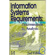 Information Systems Requirements Determination and Analysis by Flynn, Donal James, 9780077093082