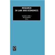 Research in Law and Economics by Zerbe; Kovacic, 9780762303083