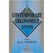 Contemporary Ergonomics 1998 by Hanson,Margaret, 9781138433090