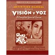 Vision y voz, Activities Manual (Combined) Introductory Spanish by Galloway, Vicki; Labarca, Angela, 9780471443094