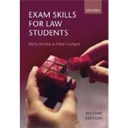 Exam Skills for Law Students by McVea, Harry; Cumper, Peter, 9780199283095