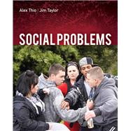 Social Problems by Thio, Alex; Taylor, Jim D., 9780763793098