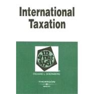 International Taxation in a Nutshell by Doernberg, Richard, 9780314163103
