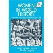 Women in World History: v. 1: Readings from Prehistory to 1500 by Hughes,Sarah Shaver, 9781563243103