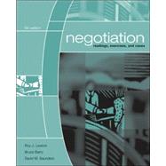 Negotiation: Readings, Exercises, and Cases by Lewicki, Roy J., 9780072973105