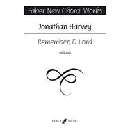 Remember, O Lord by Harvey, Jonathan (COP), 9780571523115