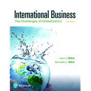 2019 MyLab Management with Pearson eText -- Standalone Access Card-- for International Business The Challenges of Globalization(1 year) by Wild, John J.; Wild, Kenneth L., 9780135913116