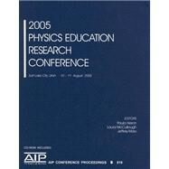 2005 Physics Education Research Conference by Heron, Paula; Marx, Jeffrey; Mccullough, Laura, 9780735403116