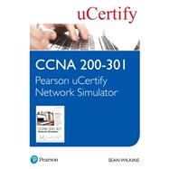 CCNA 200-301 Pearson uCertify Network Simulator Student Access Card by Wilkins, Sean, 9780136753117