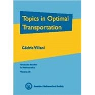 Topics in Optimal Transportation by Villani, Cedric, 9780821833124