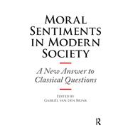 Moral Sentiments in Modern Society by Gabri�l Brink, 9781041183129