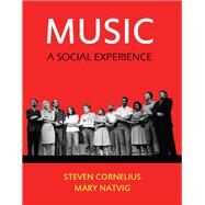Music: A Social Experience by Cornelius,Steven, 9781138453135