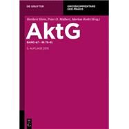 Aktiengesetz by Habersack, Mathias (ADP); Kort, Michael (ADP); Foerster, Max (ADP), 9783110293135