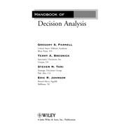 Handbook of Decision Analysis by Parnell, Gregory S.; Bresnick, Terry; Tani, Steven N.; Johnson, Eric R., 9781118173138