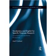 Vocabulary and English for Specific Purposes Research: Quantitative and qualitative perspectives by Coxhead; Averil, 9781138963139