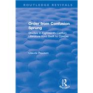 Order from Confusion Sprung by Rawson, Claude, 9781138613140