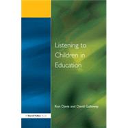 Listening to Children in Educ by Davie,Ronald, 9781853463143