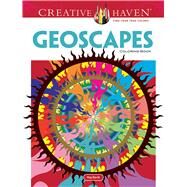 Creative Haven Geoscapes Coloring Book by David, Hop, 9780486493145