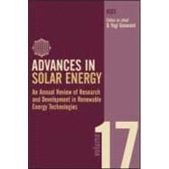 Advances in Solar Energy by Goswami, D. Yogi, 9781844073146