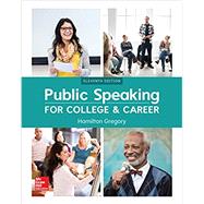 Public Speaking for College and Career by Gregory, Hamilton, 9781260153149