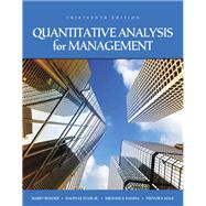 Quantitative Analysis for Management [Rental Edition] by Render, Barry, 9780134543161