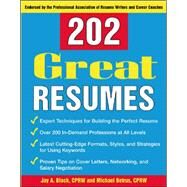 202 Great Resumes by Block, Jay; Betrus, Michael, 9780071433167