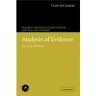 Analysis of Evidence by Terence Anderson , David Schum , William Twining, 9780521673167