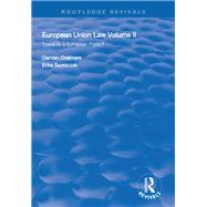 European Union Law by Chalmers, Damian; Szyszczak, Erika, 9781138313170
