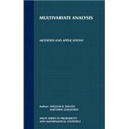 Multivariate Analysis Methods and Applications by Dillon, William R.; Goldstein, Matthew, 9780471083177