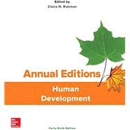Annual Editions: Human Development by Rubman, Claire, 9781259893179