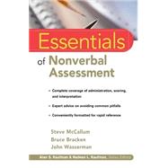 Essentials of Nonverbal Assessment by McCallum, Steve; Bracken, Bruce; Wasserman, John, 9780471383185
