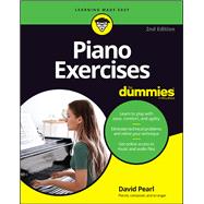 Piano Exercises For Dummies by Pearl, David, 9781119873204