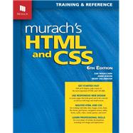 Murach's HTML and CSS (6th Edition) by Zak Ruvalcaba, Mary Delamater, Anne Boehm, 9781943873210