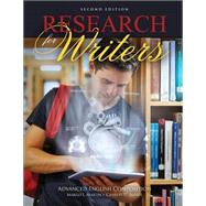 Research for Writers by Smires, Charles; Martin, Margo, 9781465253217